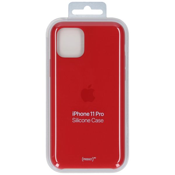 Apple Silikon-Case Rot für das Apple iPhone 11 Pro