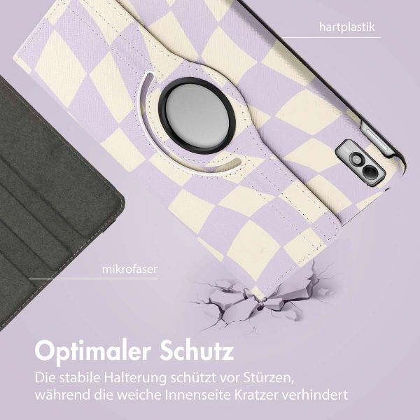 imoshion 360° drehbare Design Klapphülle Lenovo Tab M10 5G - Dancing Cubes