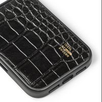 iDeal of Sweden MagSafe-Hülle aus veganem Leder Apple iPhone 18 Pro / 17 Pro - Black Croco