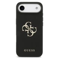 Guess Big 4G Logo Hülle Grained Apple iPhone Air - Schwarz
