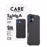 CARE by PanzerGlass Modisches Case Samba mit MagSafe Apple iPhone 17 - Schwarz