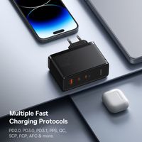 Baseus GaN5 Pro | Schnellladegerät - 2x USB-C + 1x USB-A - 160 Watt