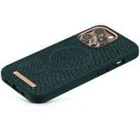 Njorð Collections Salmon Leather MagSafe Case für das iPhone 13 Pro - Dark Green