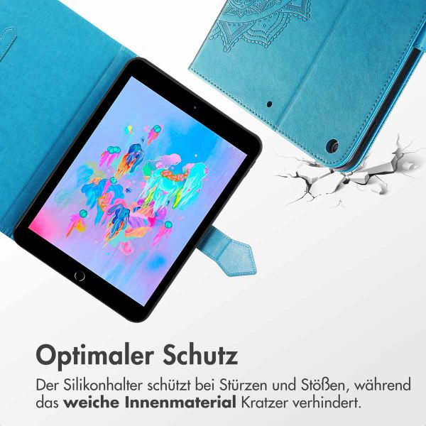 imoshion Mandala Klapphülle Apple iPad 6 (2018) 9.7 Zoll / iPad 5 (2017) 9.7 Zoll / Air 2 (2014)/Air 1 (2013) - Türkis
