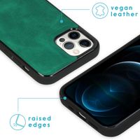 imoshion Entfernbare 2-1 Luxus Klapphülle Apple iPhone 12 (Pro) - Dunkelgrün