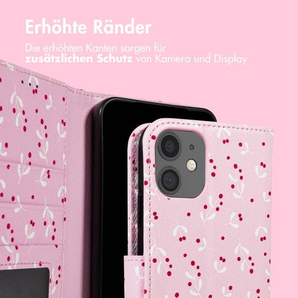 imoshion Design Klapphülle Apple iPhone 12 (Pro) - Blush Berries