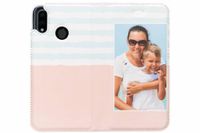 Gestalte deine eigene Compact Gel Klapphülle Huawei P20 Lite - Weiß