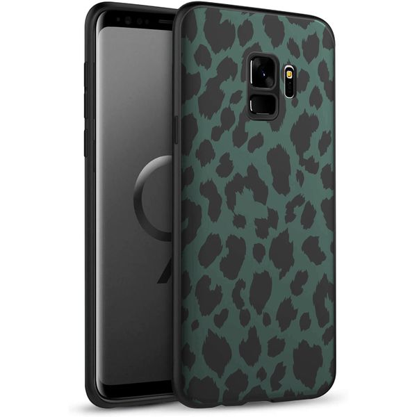 imoshion Design Hülle Samsung Galaxy S9 - Leopard - Grün / Schwarz