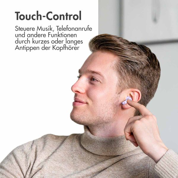 imoshion Aura Pro Kabellose In-Ear-Kopfhörer - Aktive Geräuschunterdrückung (ANC) - Lavender Lilac