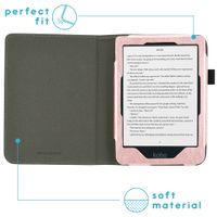 imoshion Vegan Leather Klapphülle Kobo Clara HD - Rosé gold