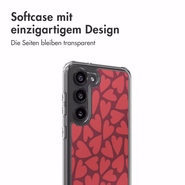 imoshion Design Hülle Samsung Galaxy S23 - Hearty Coral Dust