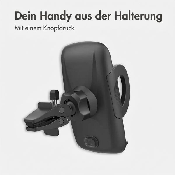 imoshion Handyhalterung für das Auto – Universell – Verstellbar - Lüftungsgitter - Schwarz