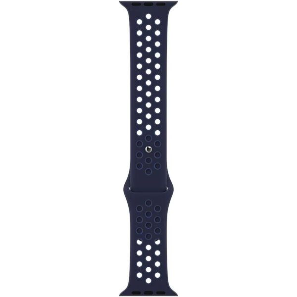 Apple Nike Sport Armband für das  Apple Watch Series 1 t/m 9 / SE (38/40/41 mm) | Series 10 / 11 (42 mm) - Midnight Navy