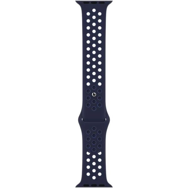 Apple Nike Sport Band für Apple Watch Series 1 bis 9 / SE (38/40/41 mm) | Series 10 (42 mm) - Midnight Navy/Mystic Navy