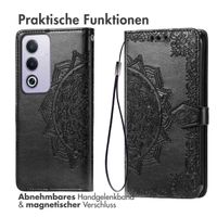imoshion Mandala Klapphülle Oppo A40 (4G) / Oppo A40M (4G) / Oppo A60 (5G) - Schwarz