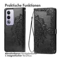 imoshion Mandala Klapphülle für das Oppo A40 & Oppo A40M & Oppo A60 (5G) - Schwarz