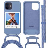 Color Backcover MagSafe mit abnehmbarer Handykette und eigenem Foto und/oder Text Apple iPhone 12 (Pro) - Polaroid