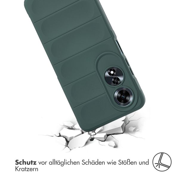 imoshion EasyGrip Back Cover für das Oppo A60 4G - Dunkelgrün