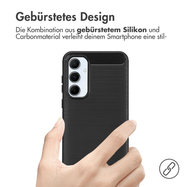 imoshion Brushed Back Cover Samsung Galaxy A55 - Schwarz