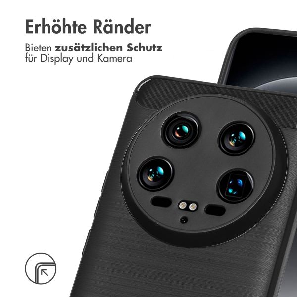 imoshion Brushed Back Cover Xiaomi 14 Ultra - Schwarz