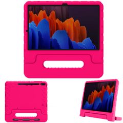 imoshion Schutzhülle mit Handgriff kindersicher Samsung Galaxy Tab S8 Plus / S7 Plus / S7 FE 5G - Rosa