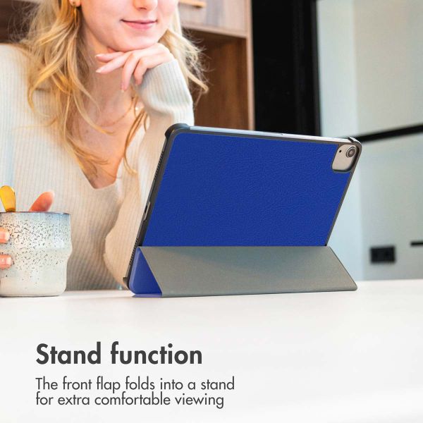 imoshion Trifold Klapphülle Apple iPad 9 (2021) 10.2 Zoll / iPad 8 (2020) 10.2 Zoll / iPad 7 (2019) 10.2 Zoll - Cobalt Blue