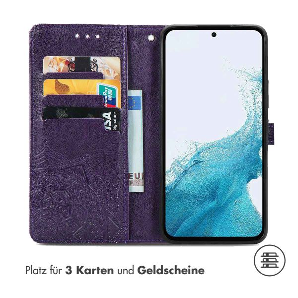 imoshion Mandala Klapphülle für das Samsung Galaxy A54 (5G) - Violett