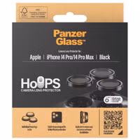 PanzerGlass Kameraprotektor Hoop Optic Rings für das Apple iPhone 14 Pro / 14 Pro Max