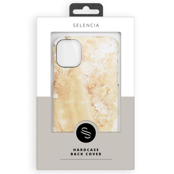 Selencia Maya Fashion Backcover Samsung Galaxy S21 - Marble Sand