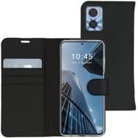 Accezz Wallet TPU Klapphülle für das Motorola Moto E22 - Schwarz