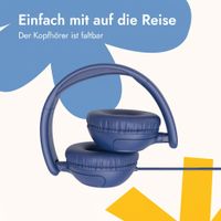 imoshion Kinderkopfhörer mit AUX-Kabel - Dezibelbegrenzer - Denim Blue