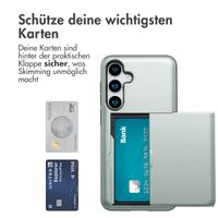 imoshion Backcover mit Kartenfach Samsung Galaxy S25 Plus - Grün