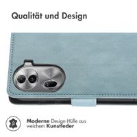 imoshion Luxuriöse Klapphülle Oppo Reno 11 F - Hellblau