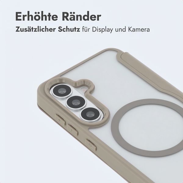 imoshion Transparente Bookcase mit MagSafe Samsung Galaxy S26 - Beige
