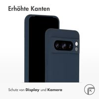 Accezz Liquid Silikoncase Google Pixel 8 Pro - Dunkelblau
