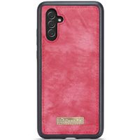 CaseMe Luxuriöse 2-in-1-Portemonnaie-Klapphülle Leder für das Samsung Galaxy A13 (5G) / A04s - Rot