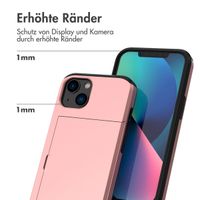 imoshion Backcover mit Kartenfach Apple iPhone 13 - Rosé gold