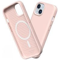 RhinoShield ﻿SolidSuit Back Cover MagSafe für das Apple iPhone 15 Plus - Classic Blush Pink