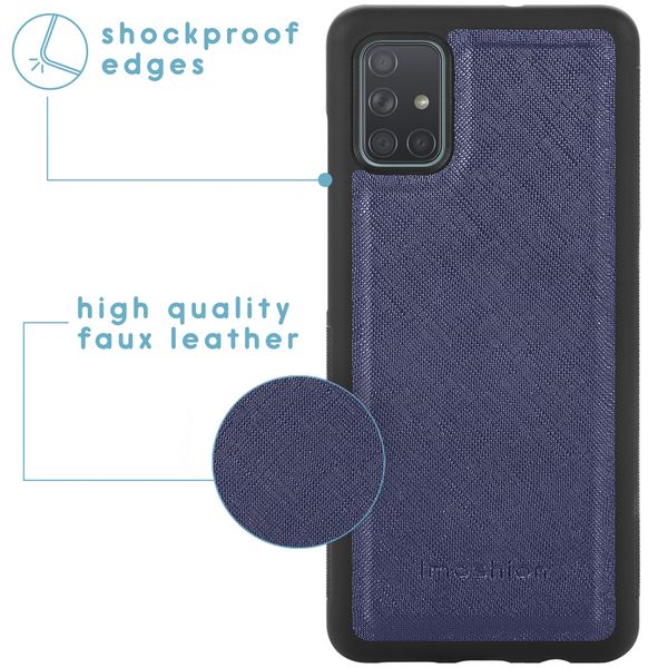 imoshion Luxuriöse Portemonnaie-Klapphülle Samsung Galaxy A51 - Dunkelblau