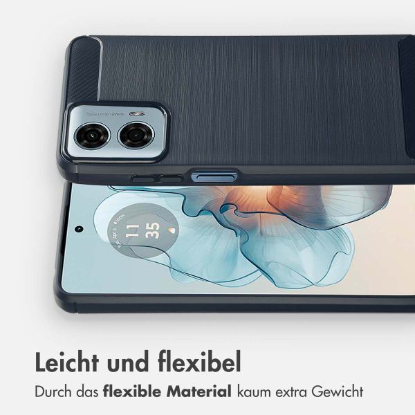 imoshion Brushed Back Cover Motorola Moto G04 / G24 - Dunkelblau