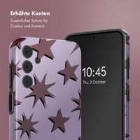 Selencia Vivid Back Cover Samsung Galaxy A15 (5G) - Stars Plum Lilac