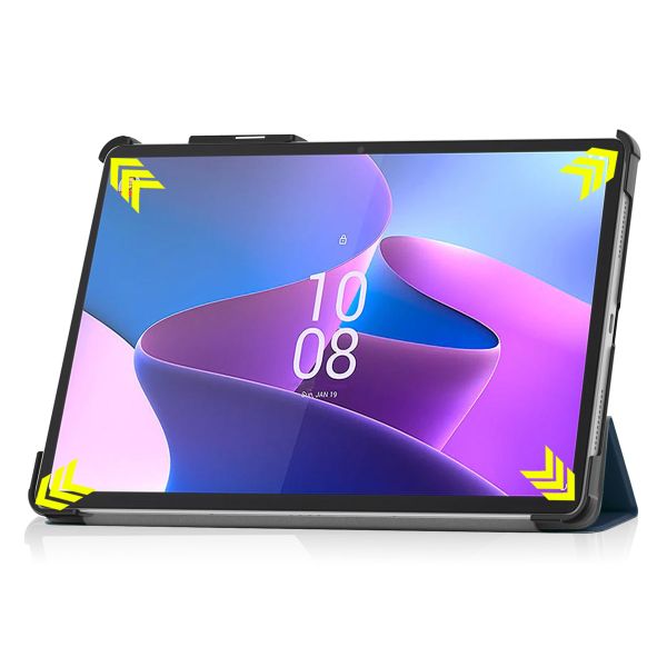 imoshion Trifold Klapphülle für das Lenovo Tab P11 Pro (2nd gen) - Dunkelblau