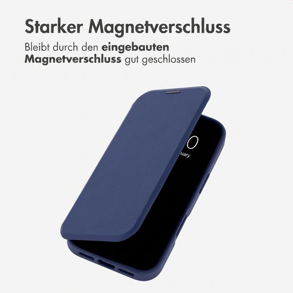 imoshion Transparente Bookcase mit MagSafe Apple iPhone 18 Pro / 17 Pro - Blau