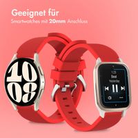 imoshion Flexibles Silikonarmband - Universeller 20-mm-Anschluss - Rot