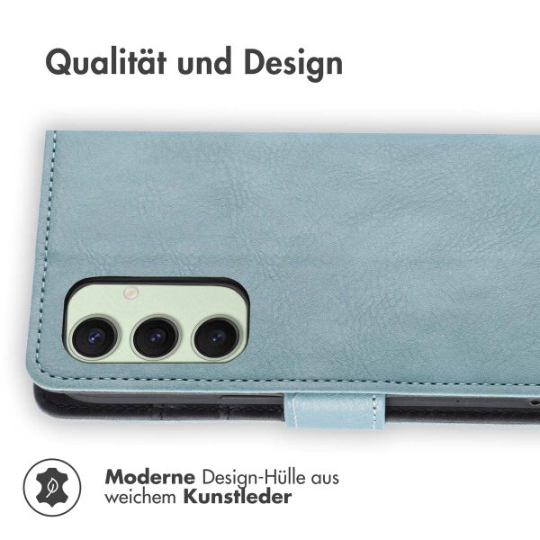 imoshion Luxuriöse Klapphülle Samsung Galaxy S24 FE - Hellblau