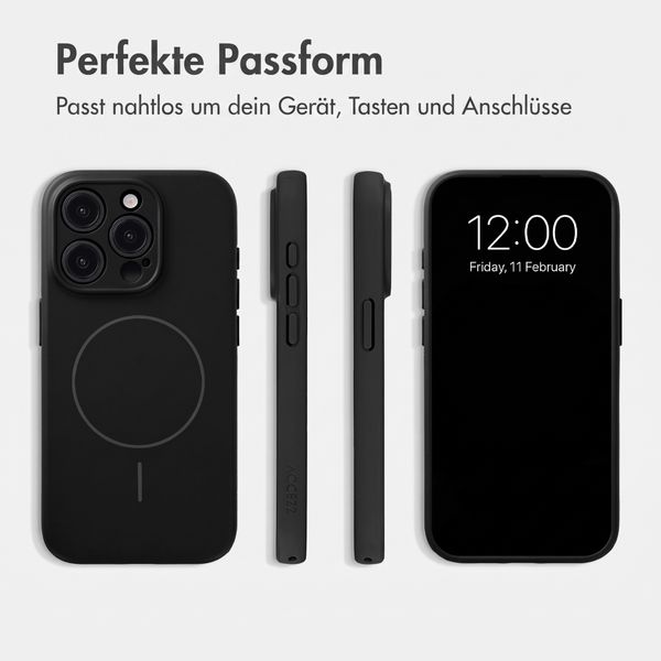 Accezz Grip Backcover mit MagSafe Apple iPhone 15 Pro - Schwarz