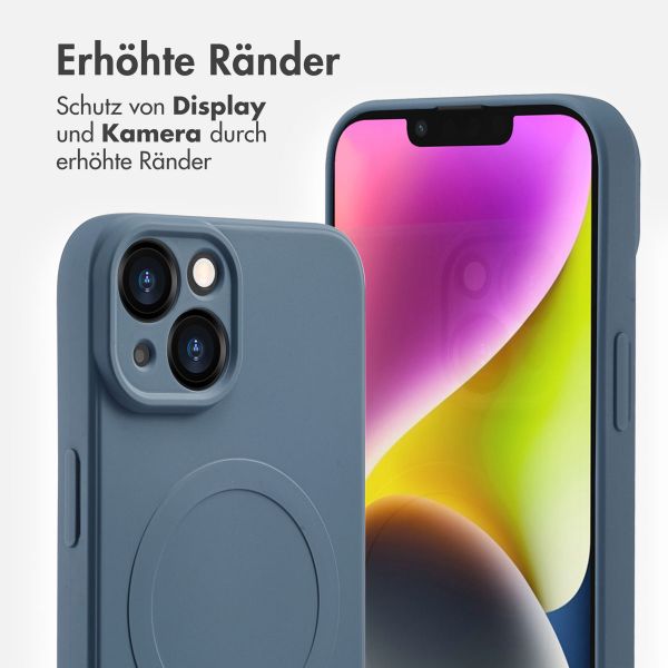 imoshion Color Back Cover mit MagSafe Apple iPhone 14 - Dunkelblau