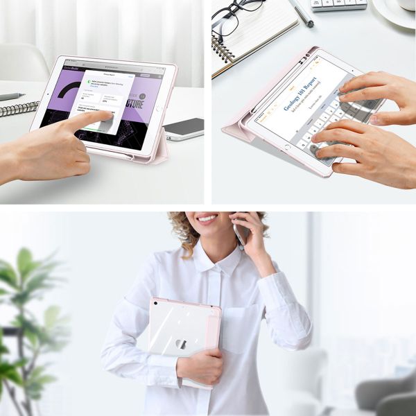 Dux Ducis Toby Klapphülle Apple iPad Mini 7 (2024) / iPad Mini 6 (2021) - Rosa