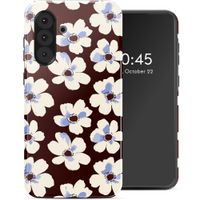 Selencia Vivid Back Cover Samsung Galaxy A36 / A56 - Choco Flower Pop