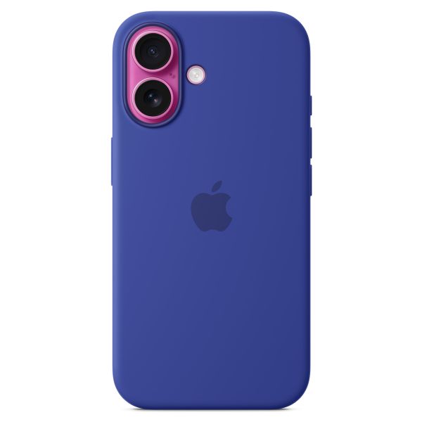 Apple Silikon-Case MagSafe für das Apple iPhone 16 - Ultramarine